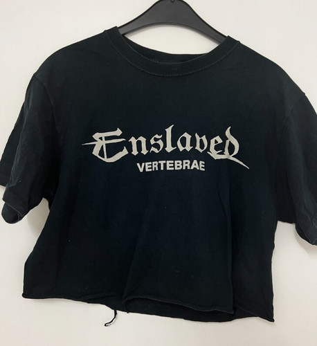 Enslaved vertebrae shirt crop - vertebrae,