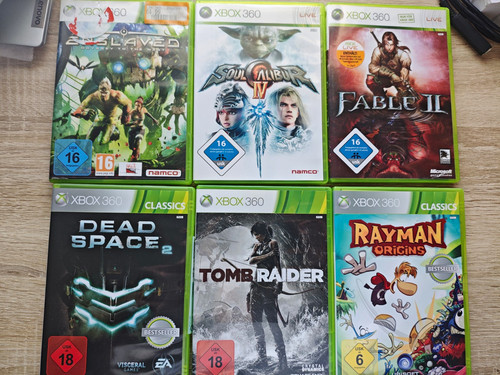 Xbox 360 spielepaket pal - 6x,