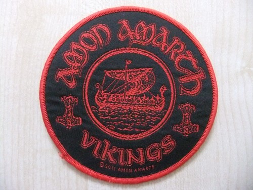 Amon amarth woven patch - woven, black